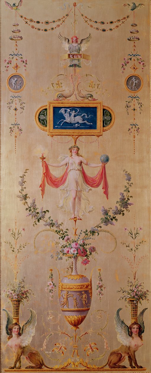 Panneau du boudoir de Marie-Antoinette (1755-93) vers 1786 - Richard Mique