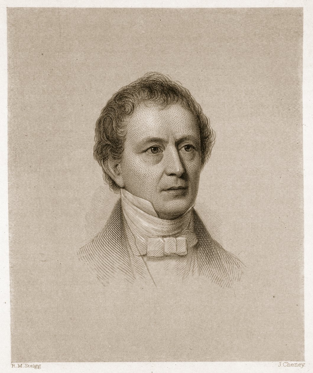 Edward Everett, gravé par John Cheney - Richard Morrell Staigg