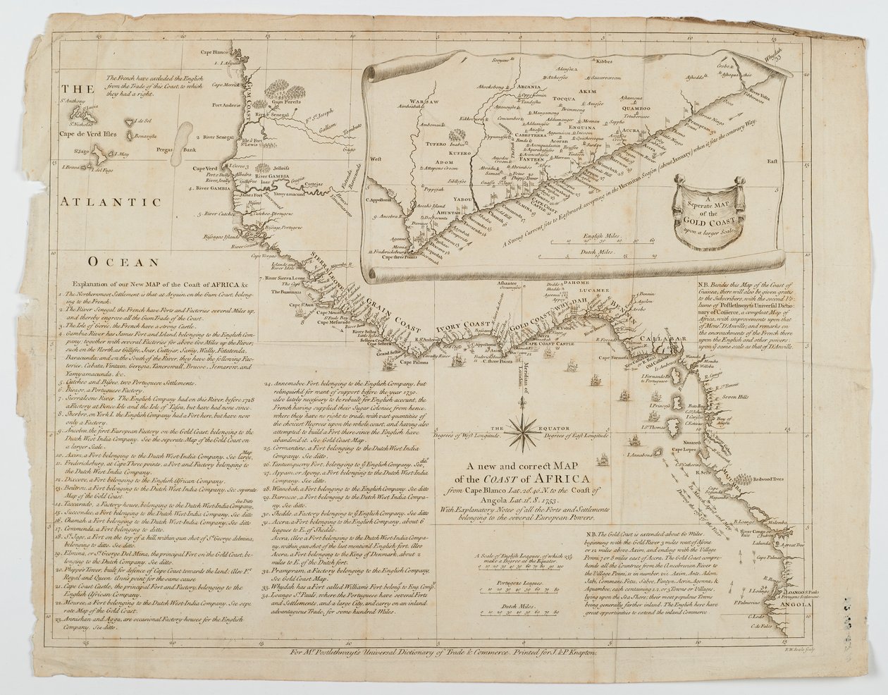 Carte de la côte d