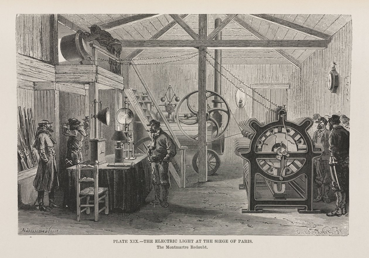Lumière électrique au siège de Paris - John Pardon