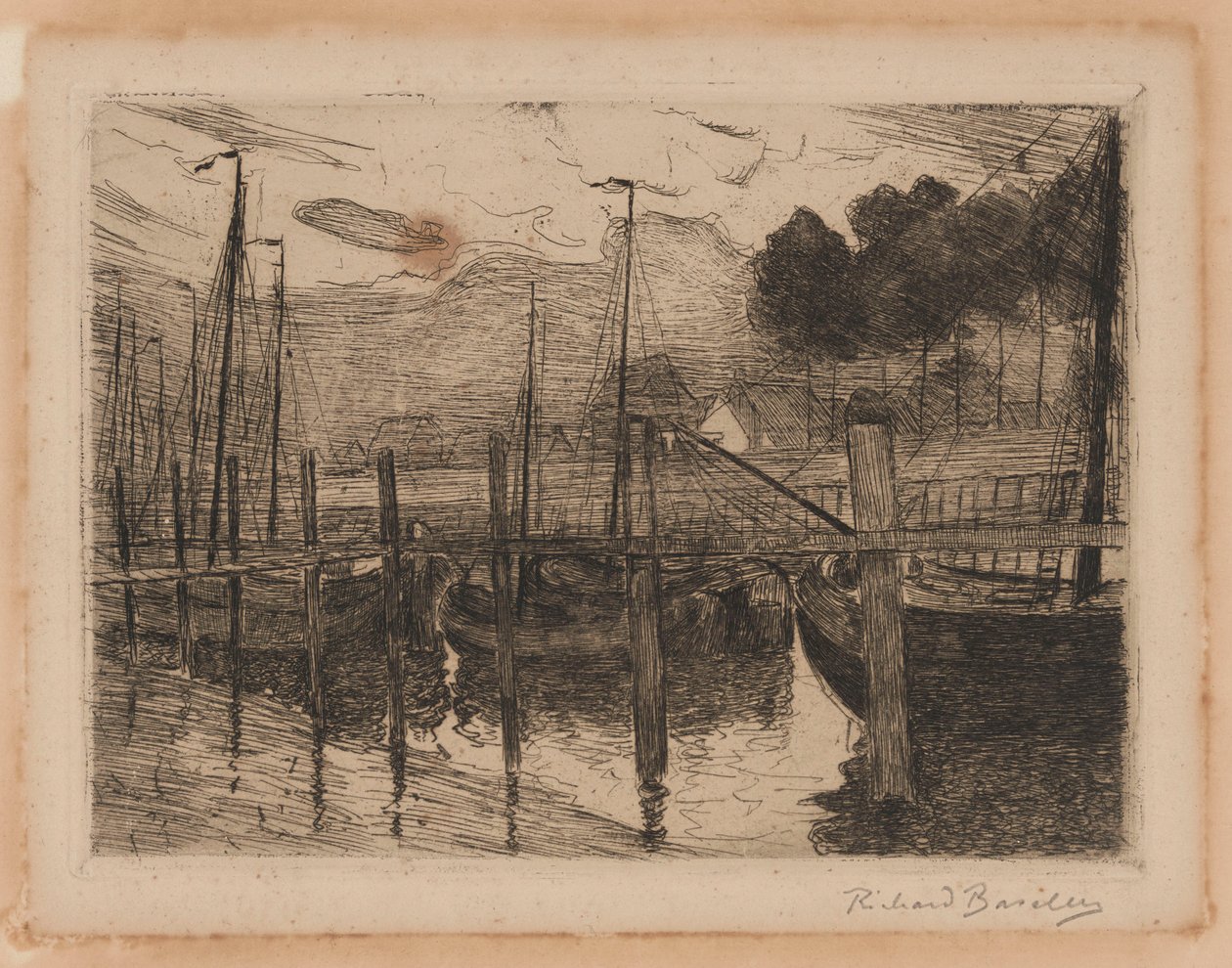 Bateaux prenant le large - Richard Baseleer