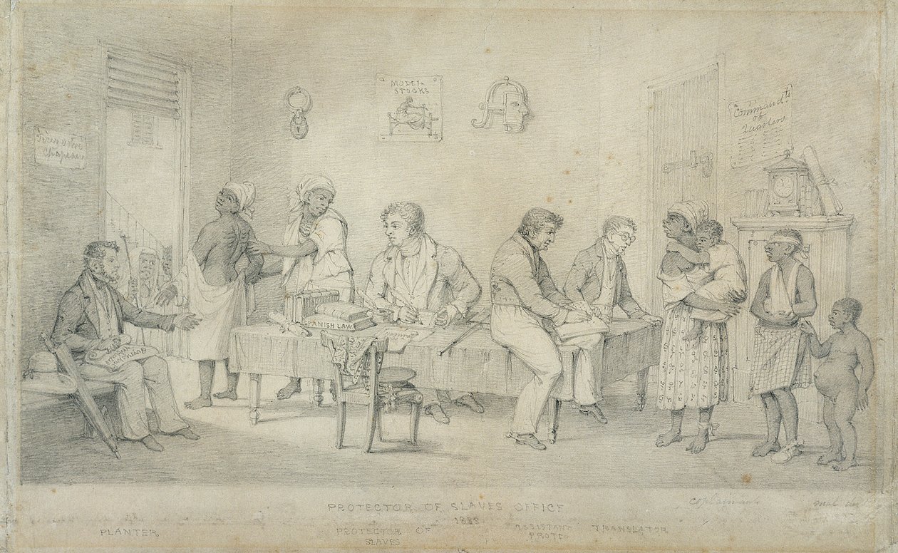Bureau du Protecteur des esclaves, Trinidad - Richard Bridgens