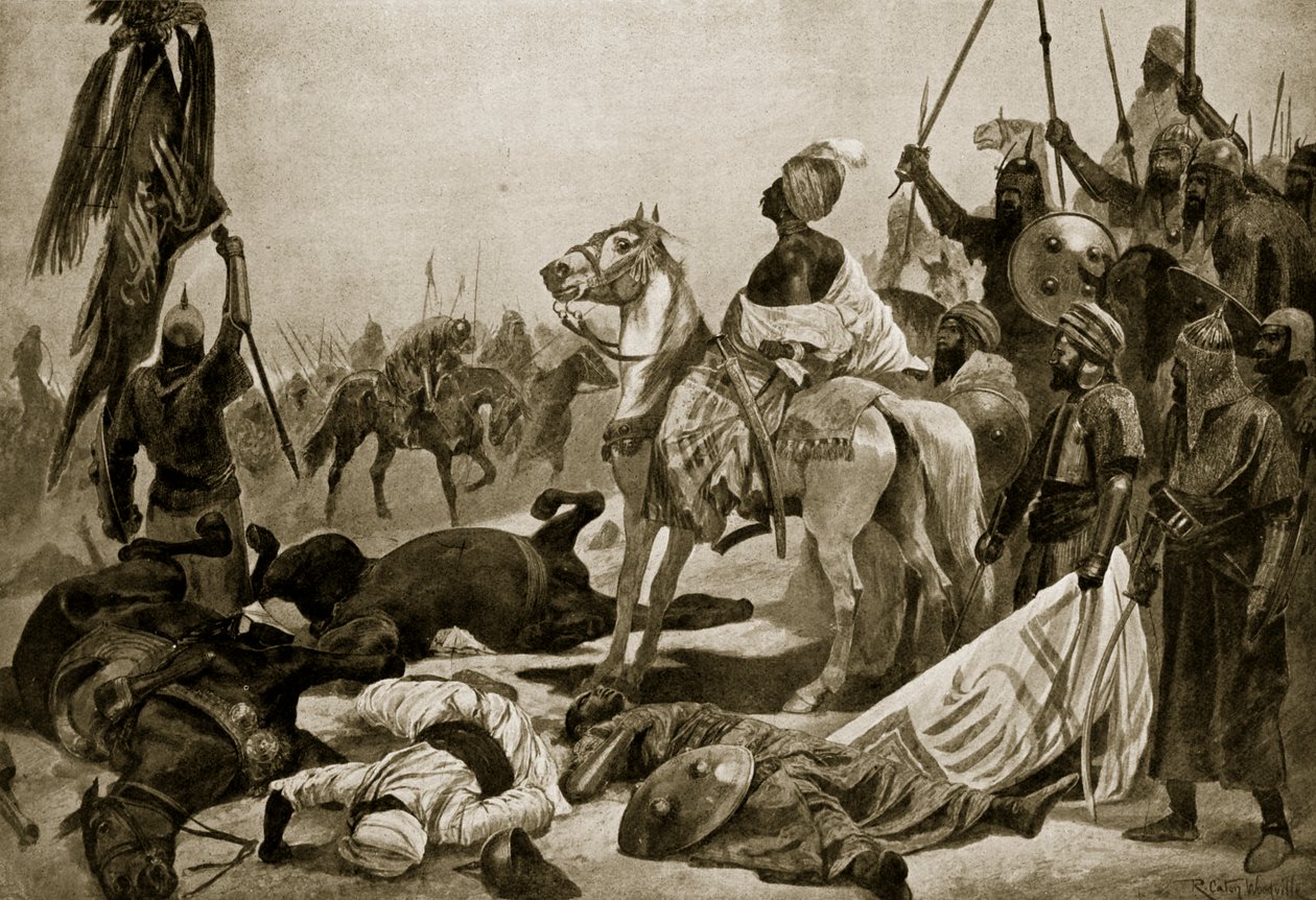 Hyder Ali à Conjeveram, 1780, illustration de 