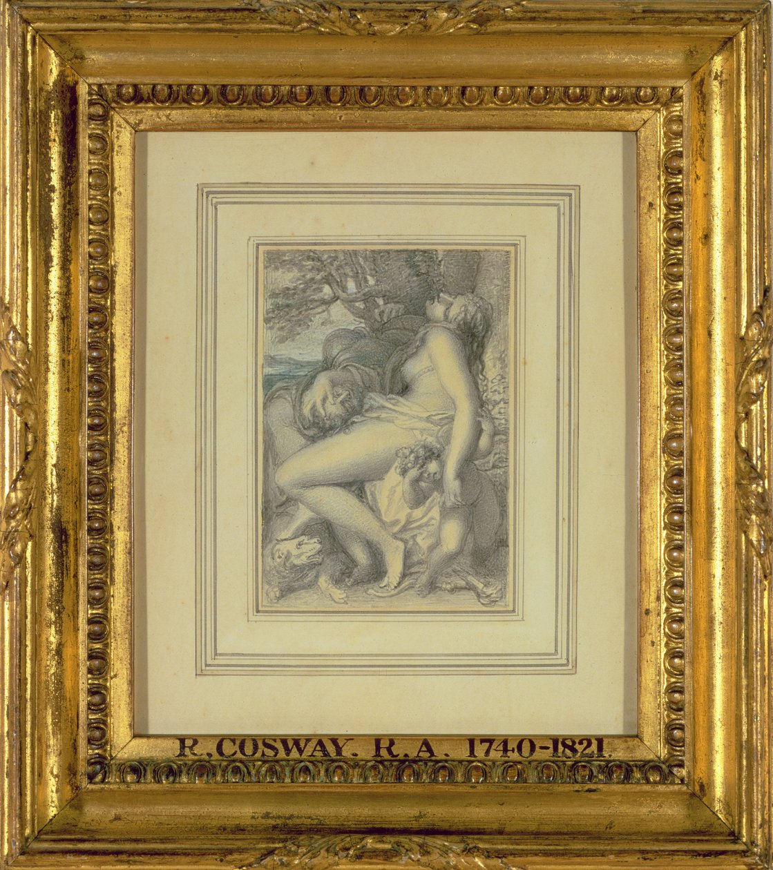 Mars reposant dans le giron de Vénus, c.1805-15 - Richard Cosway