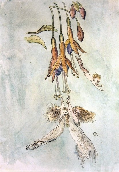 Festin parmi les fuchsias - Richard Doyle