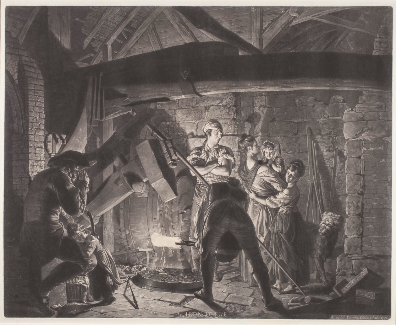 Une forge de fer - Richard Earlom