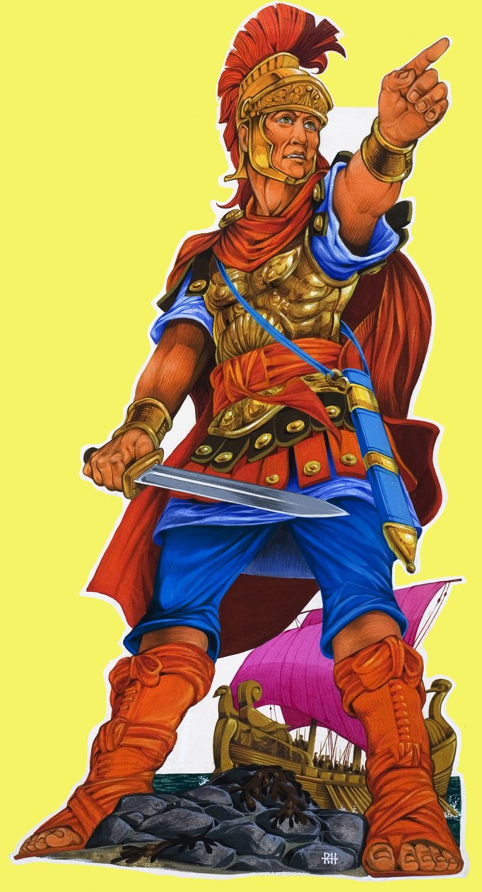 Centurion romain, tiré de "Il était une fois". - Richard Hook