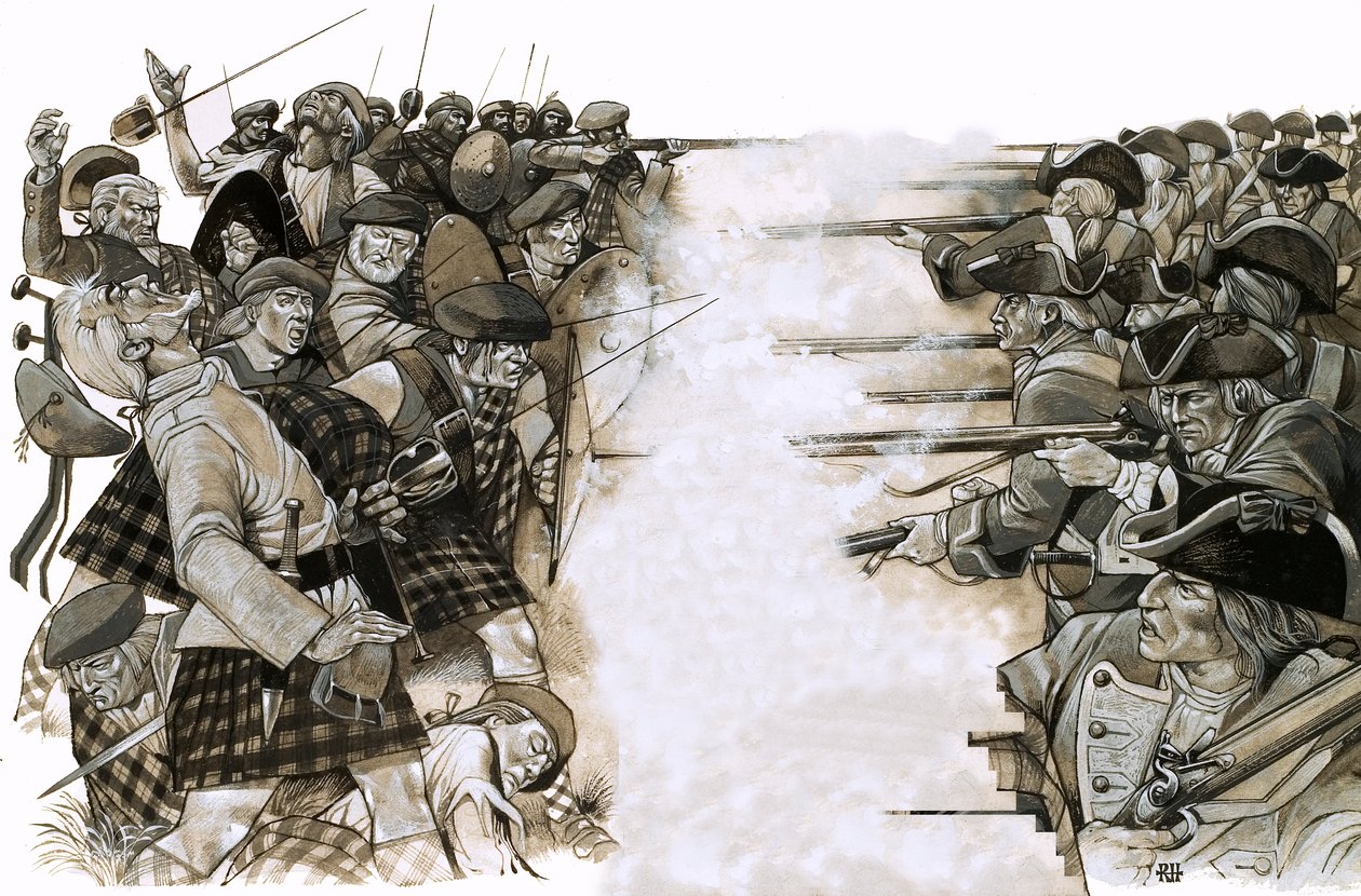 La bataille de Culloden - Richard Hook