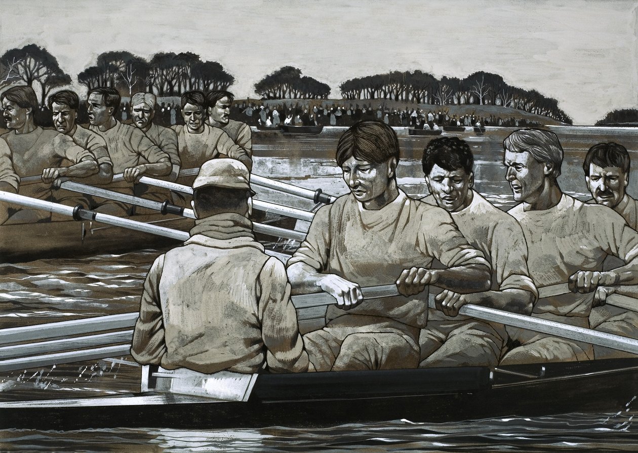 La course de bateaux entre Oxford et Cambridge - Richard Hook