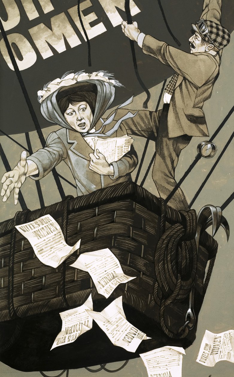 Le mouvement des suffragettes prend l