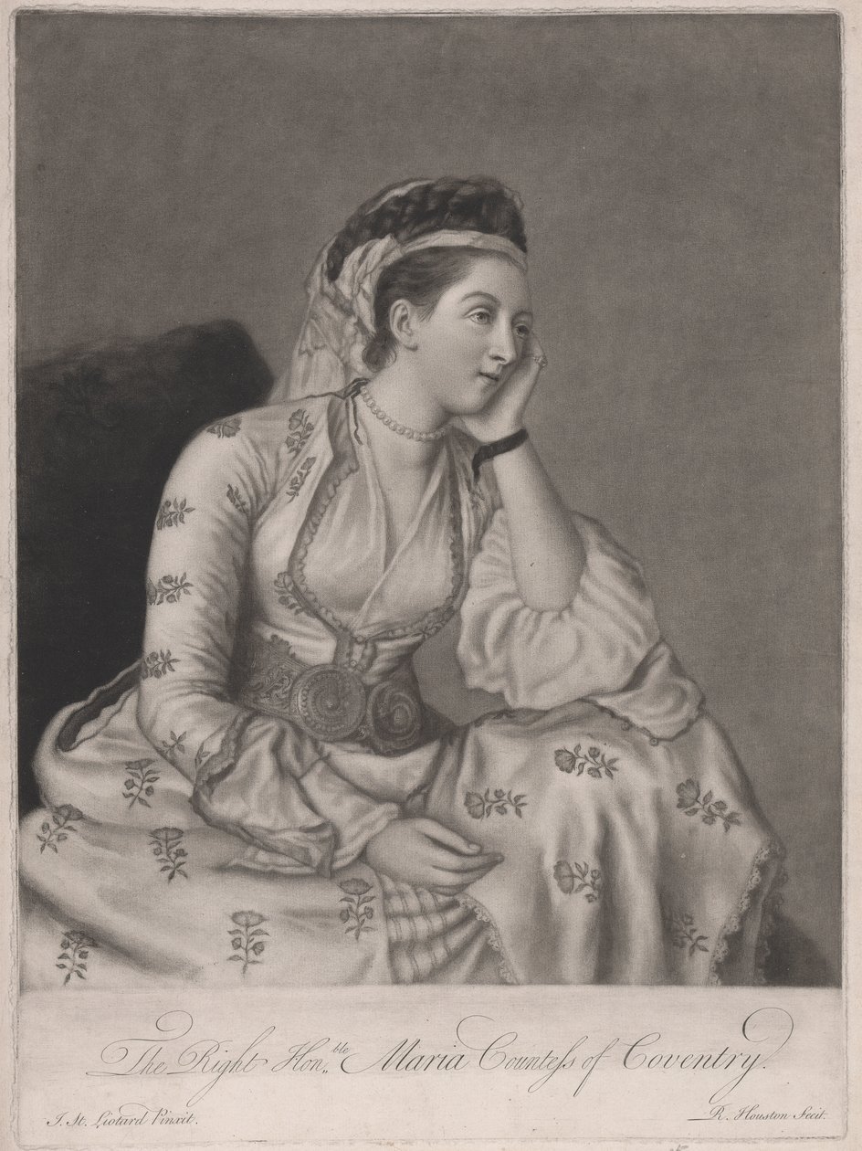 La très honorable Maria Comtesse de Coventry - Richard Houston