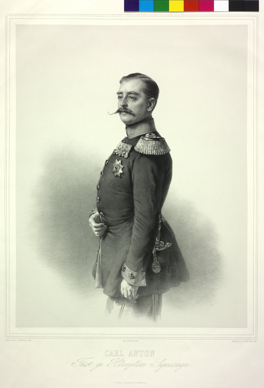 Carl Anton Prince de la Maison de Hohenzollern-Sigmaringen - Richard Lauchert
