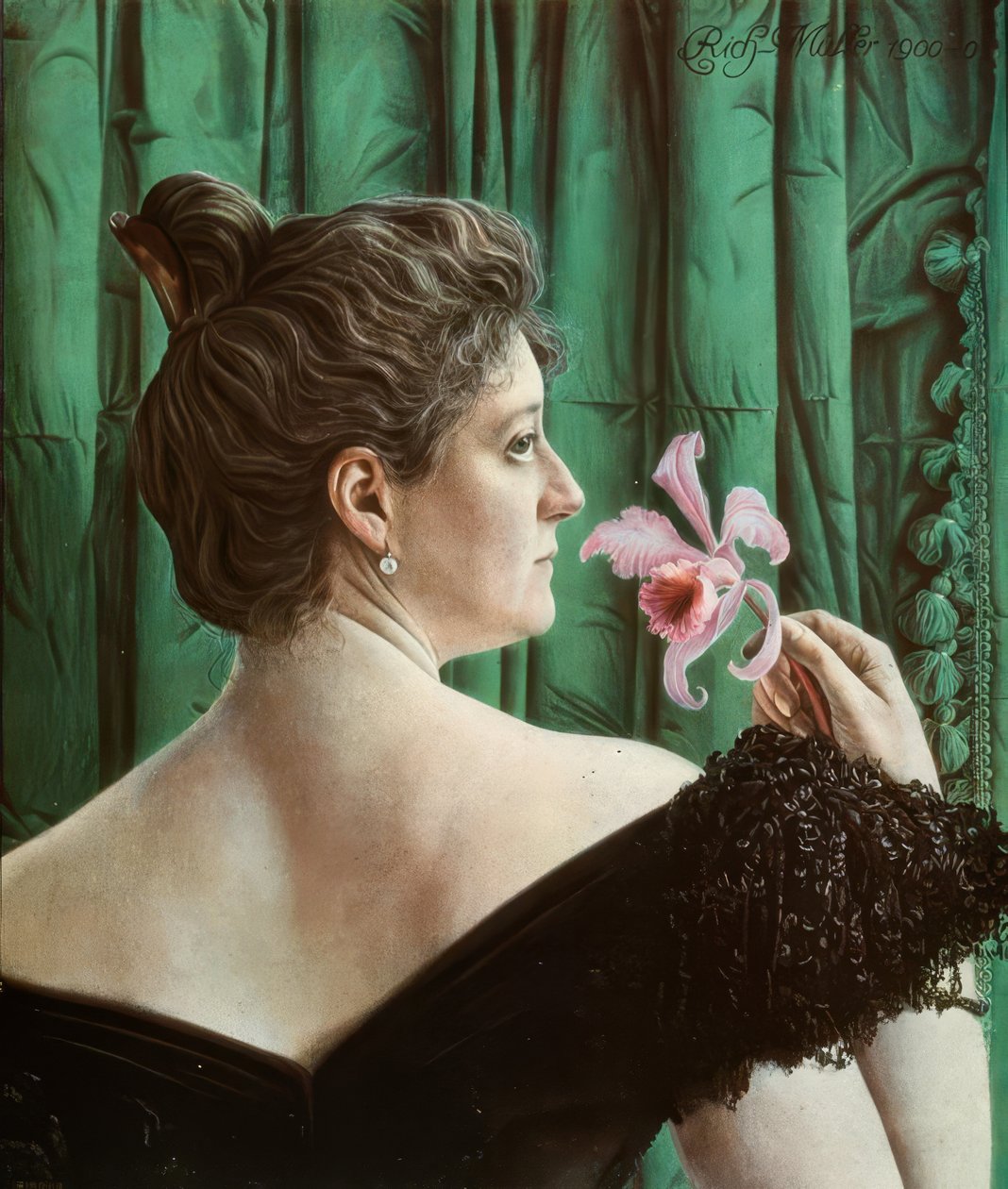 Portrait de femme - Richard Mueller