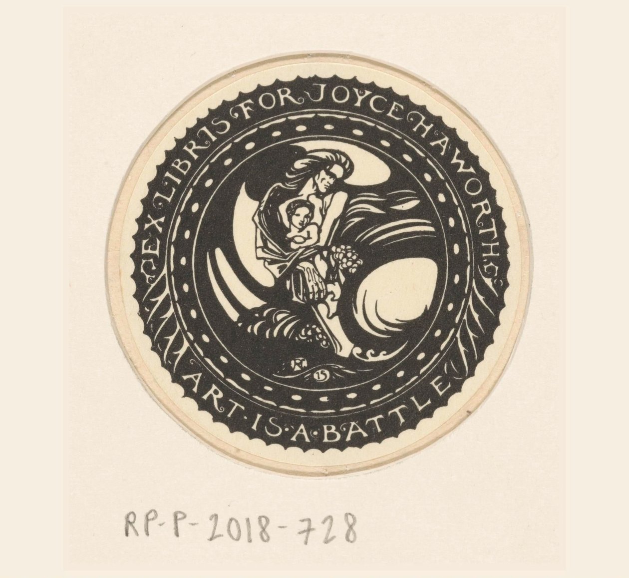 Ex libris de Joyce Haworth - Richard Nicolaüs Roland Holst