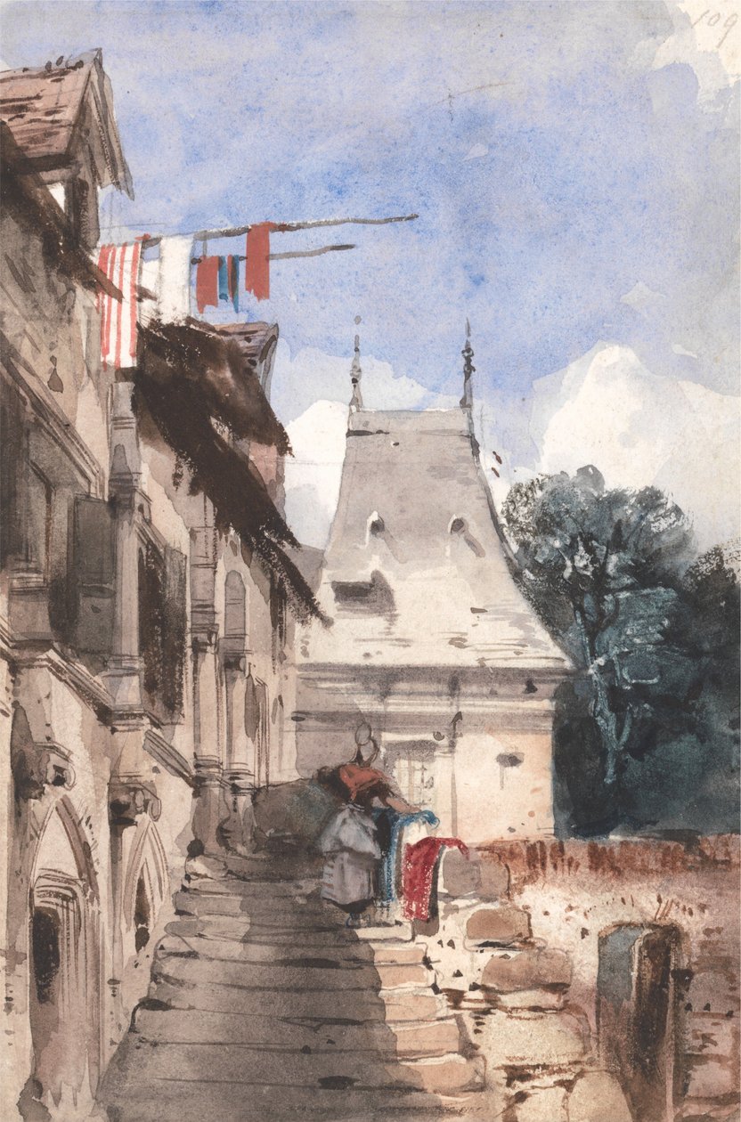 Abbaye de Saint-Amand, Rouen - Richard Parkes Bonington