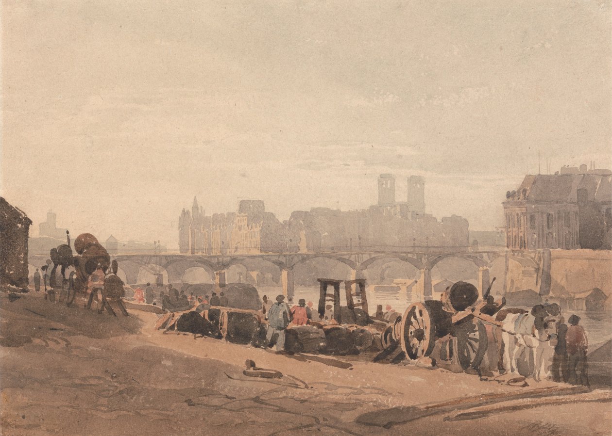 Ile de la Cite - Richard Parkes Bonington