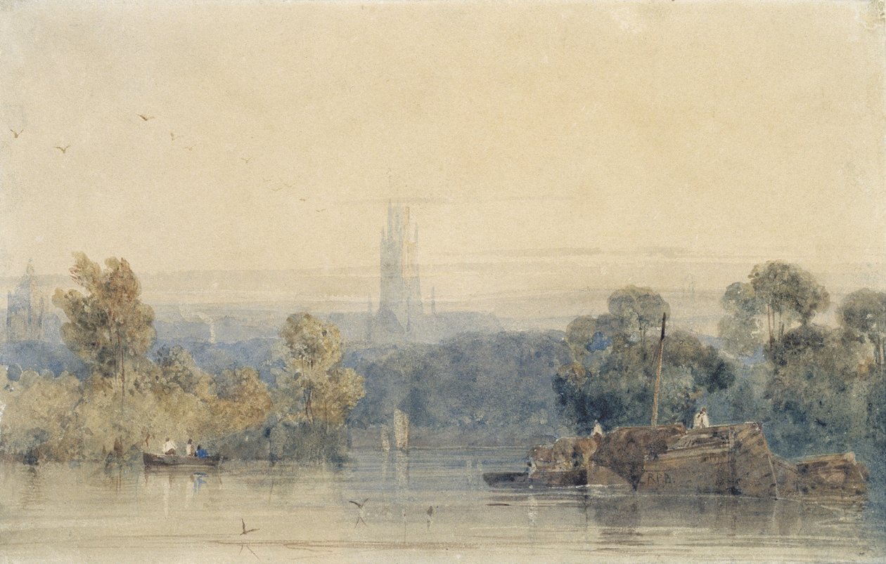 Près de Boston, Lincolnshire - Richard Parkes Bonington