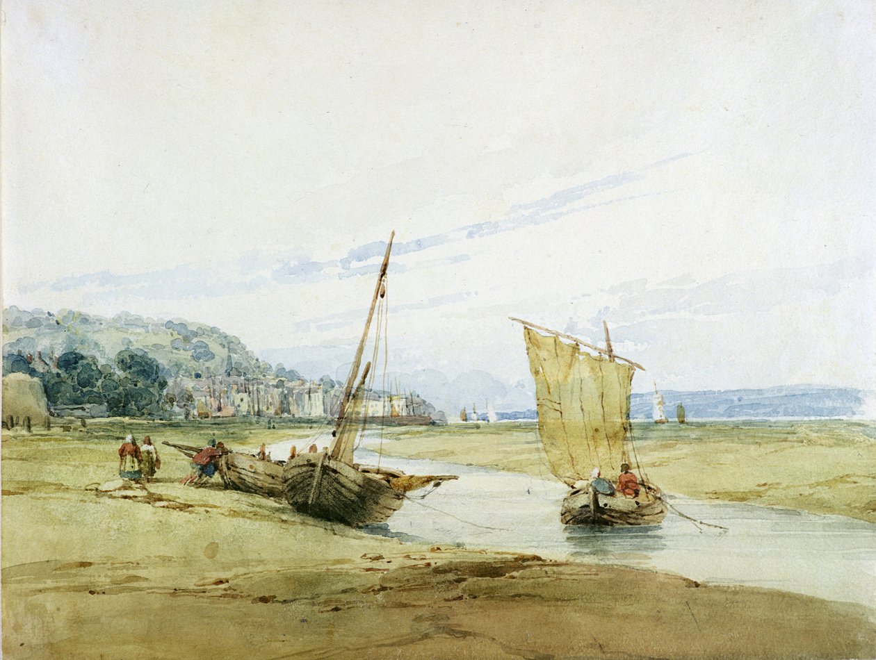 Près de Honfleur, vers 1822 - Richard Parkes Bonington