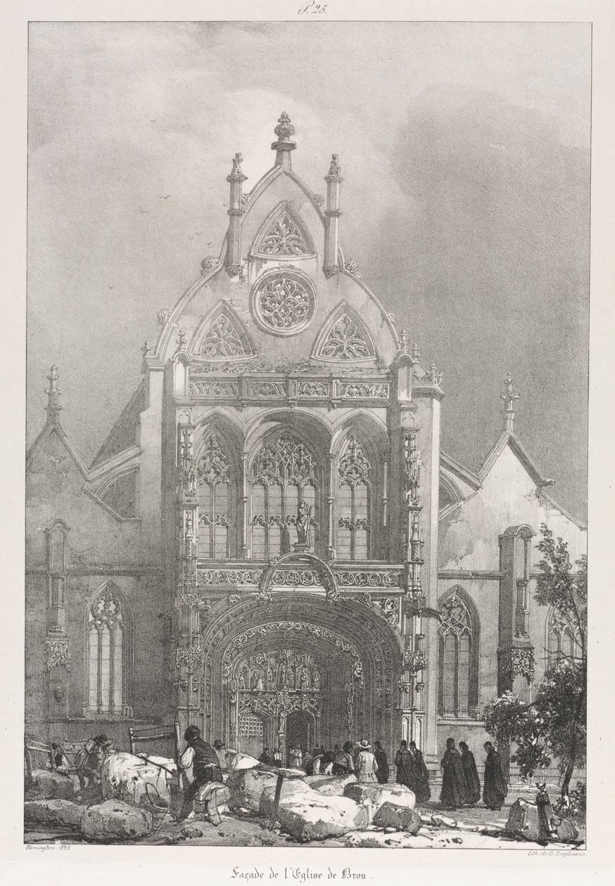 Voyages pittoresques et romantiques dans la vieille France, Franche-Comté : Façade de l