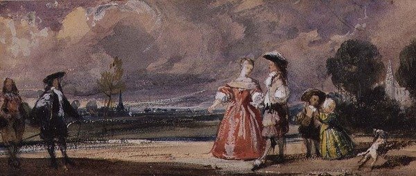 La Rencontre - Richard Parkes Bonington