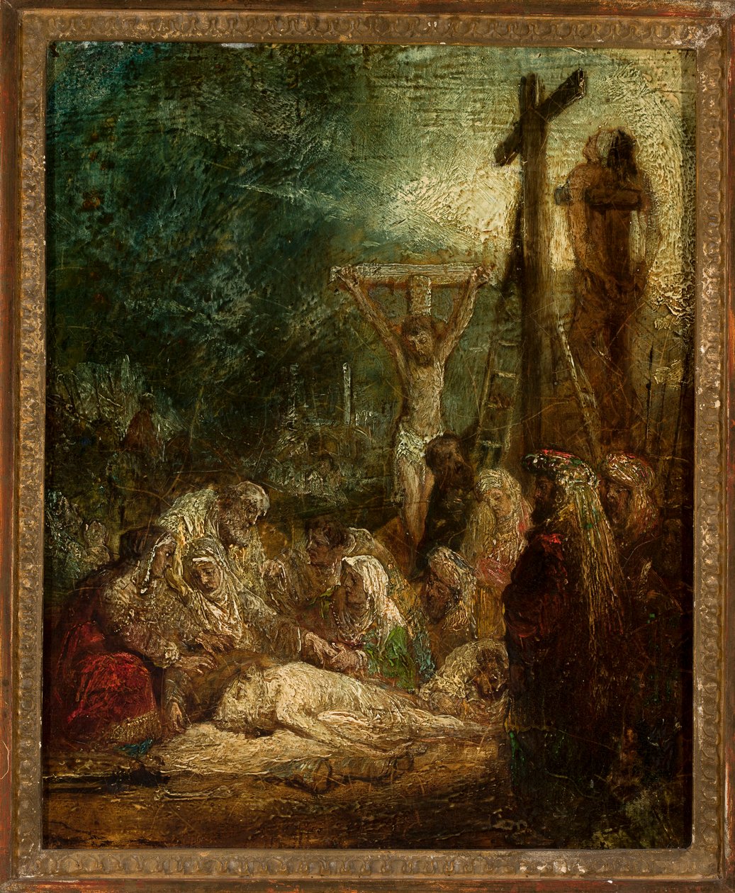 La descente de croix - Richard Parkes Bonington