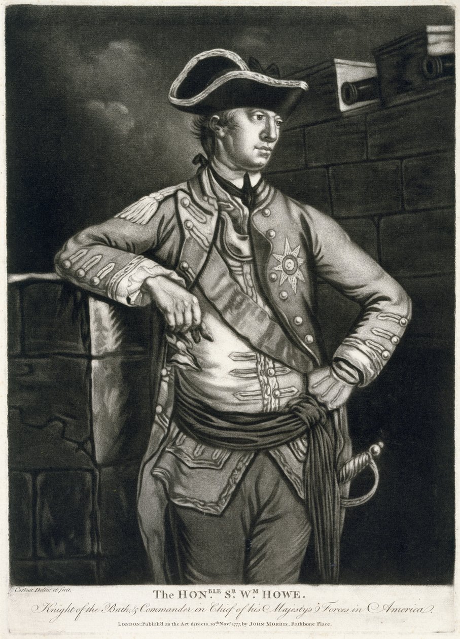 Le Honorable Sr. Wm. Howe, Chevalier du Bain, et Commandant en Chef des Forces de Sa Majesté en Amérique - Richard Purcell