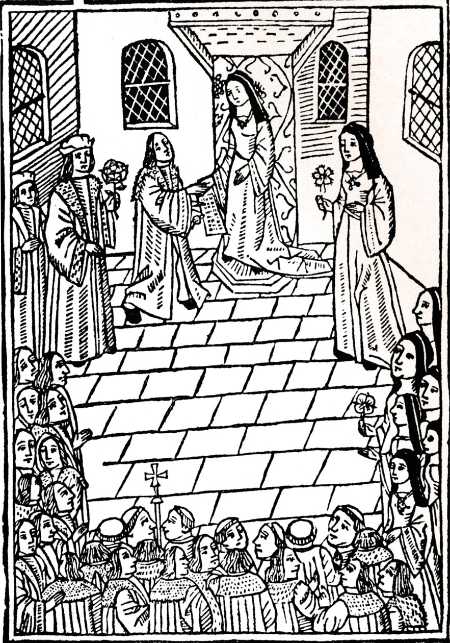 Traité de mariage entre Charles V et la princesse Marie Tudor, vers 1508 - Richard Pynson