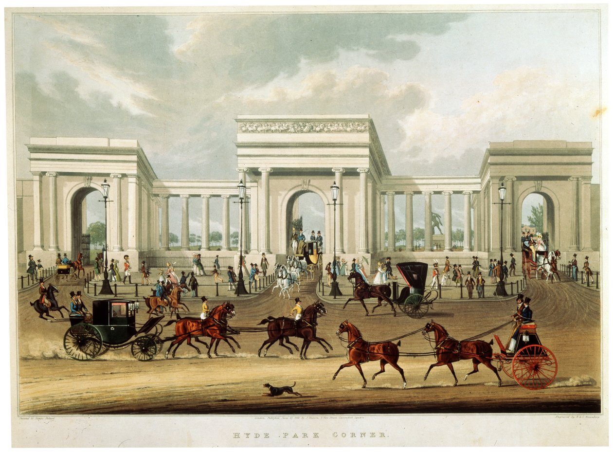 Hyde Park Corner, 1828 - Richard Rosenberg