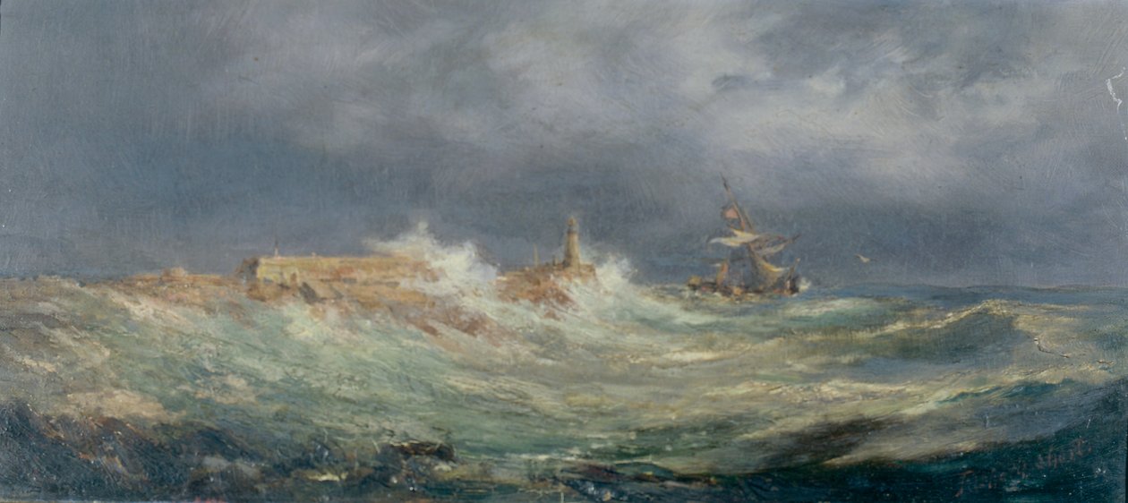 Porthcawl dans la tempête - Richard Short