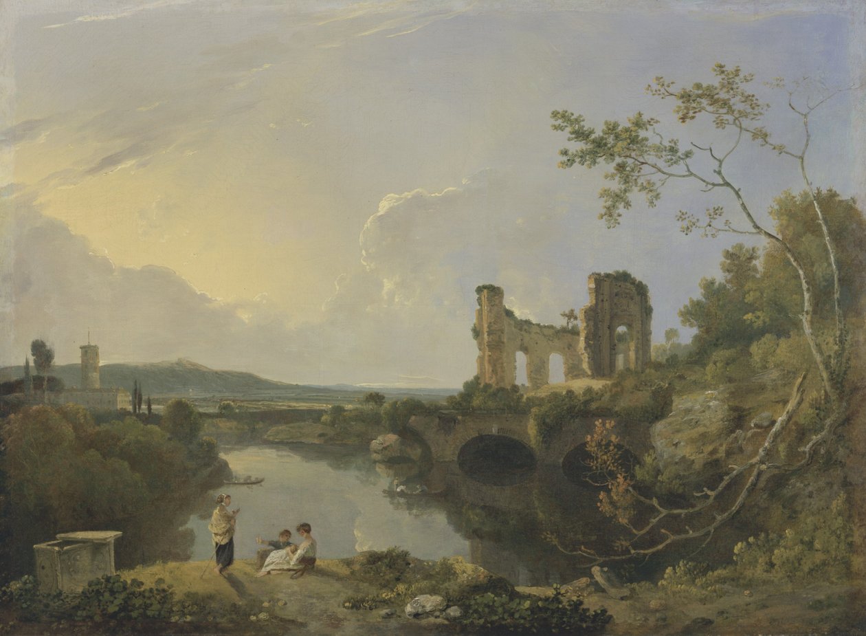 Paysage italien (Matin), c.1760-65 - Richard Wilson