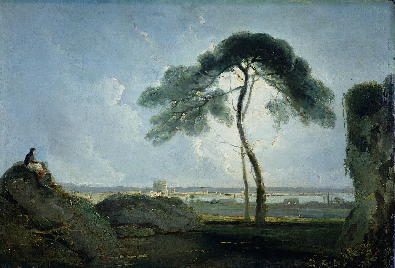 Paysage italien avec pin parasol - Richard Wilson