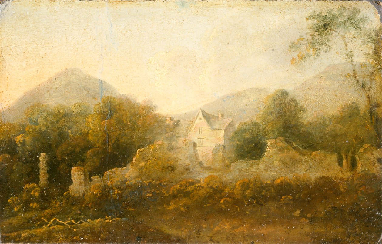 Paysage avec un cottage - Richard Wilson