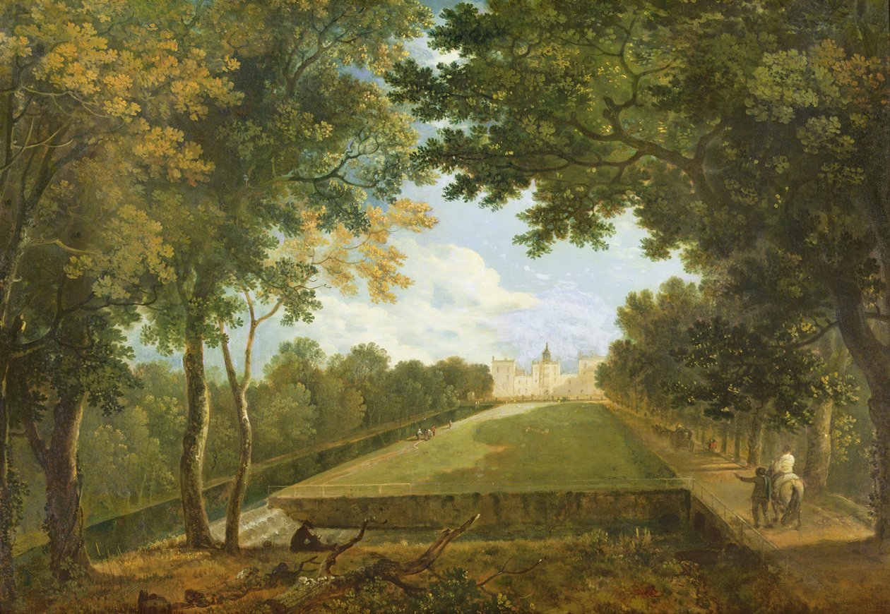 Wilton House, vue Est montrant l