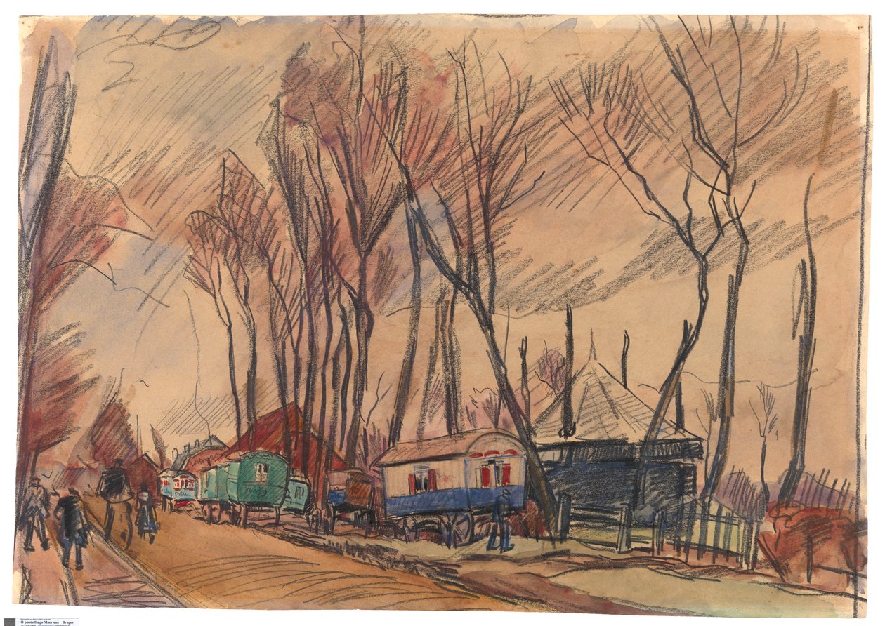 Une route sous la pluie - Amersfoort - Rik Wouters