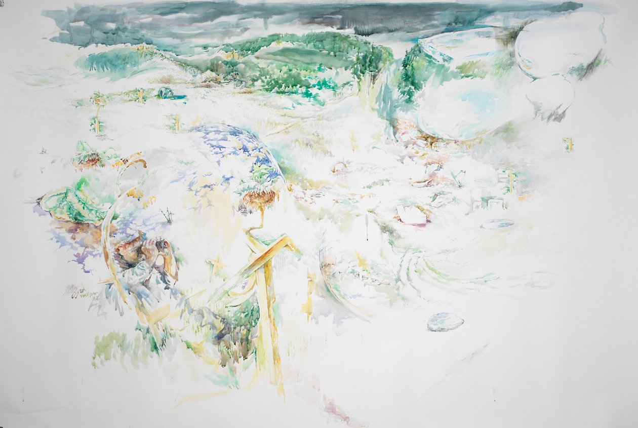 Décharge, forêt quelque part près de Philipsville, recadrée, 2023 - Rob D Davies