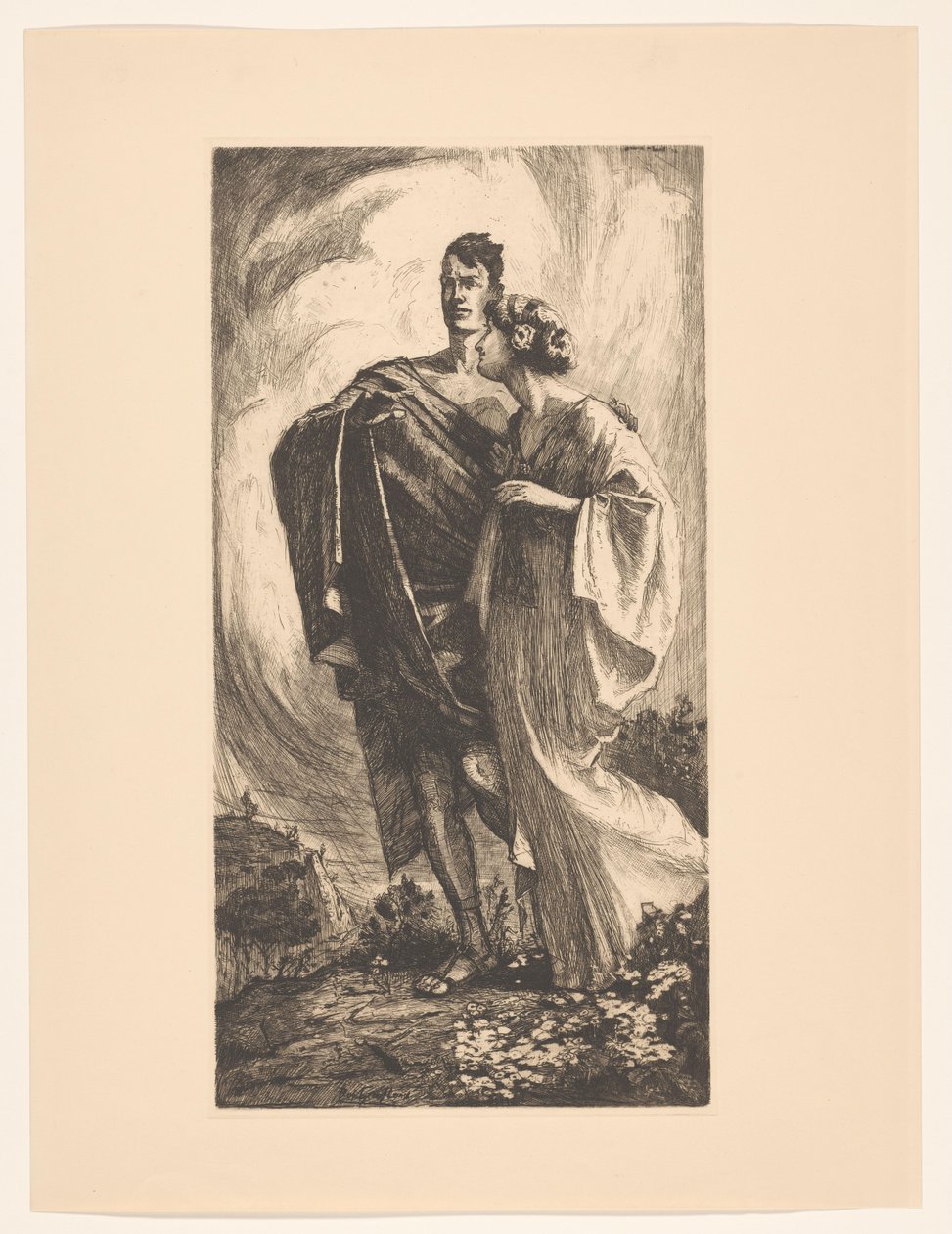 Homme et femme marchant - Rob Graafland