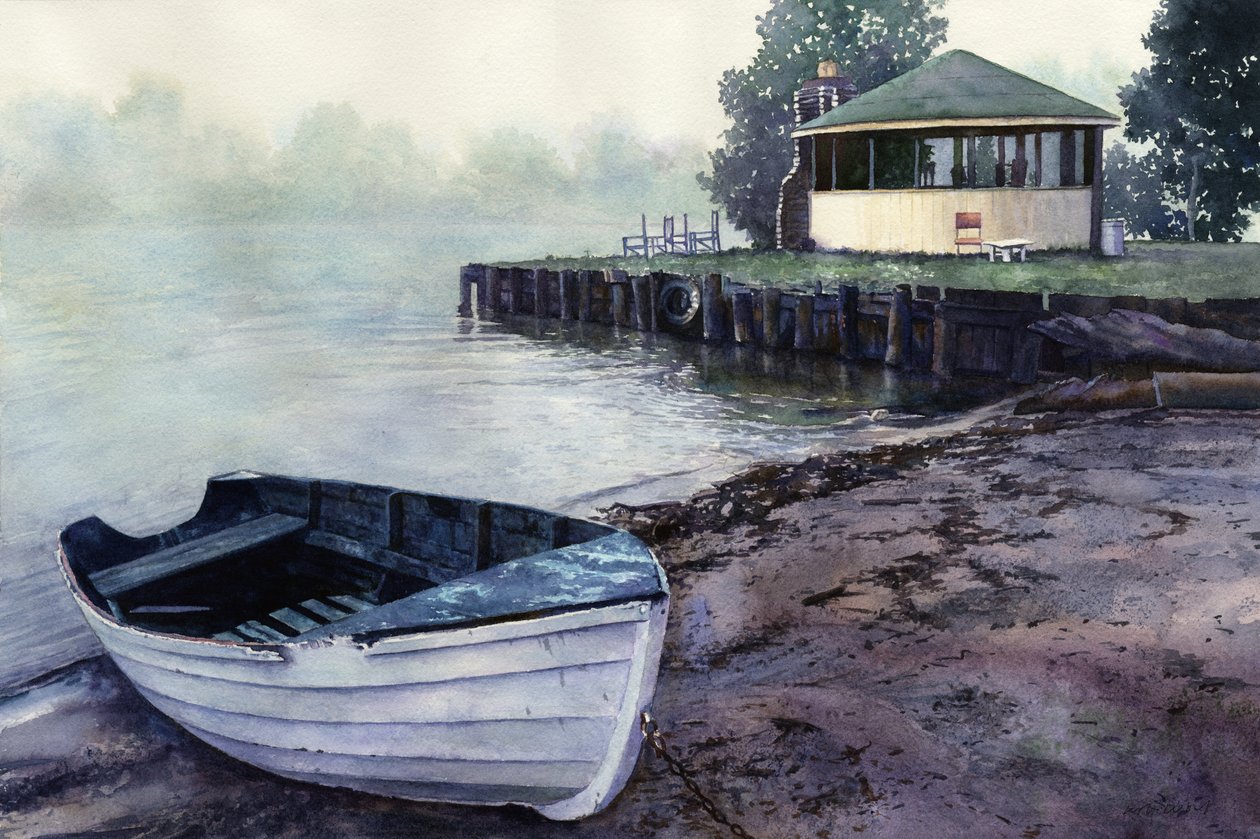 Summer Hideaway, 2001 (aquarelle sur papier) - Rob Wood