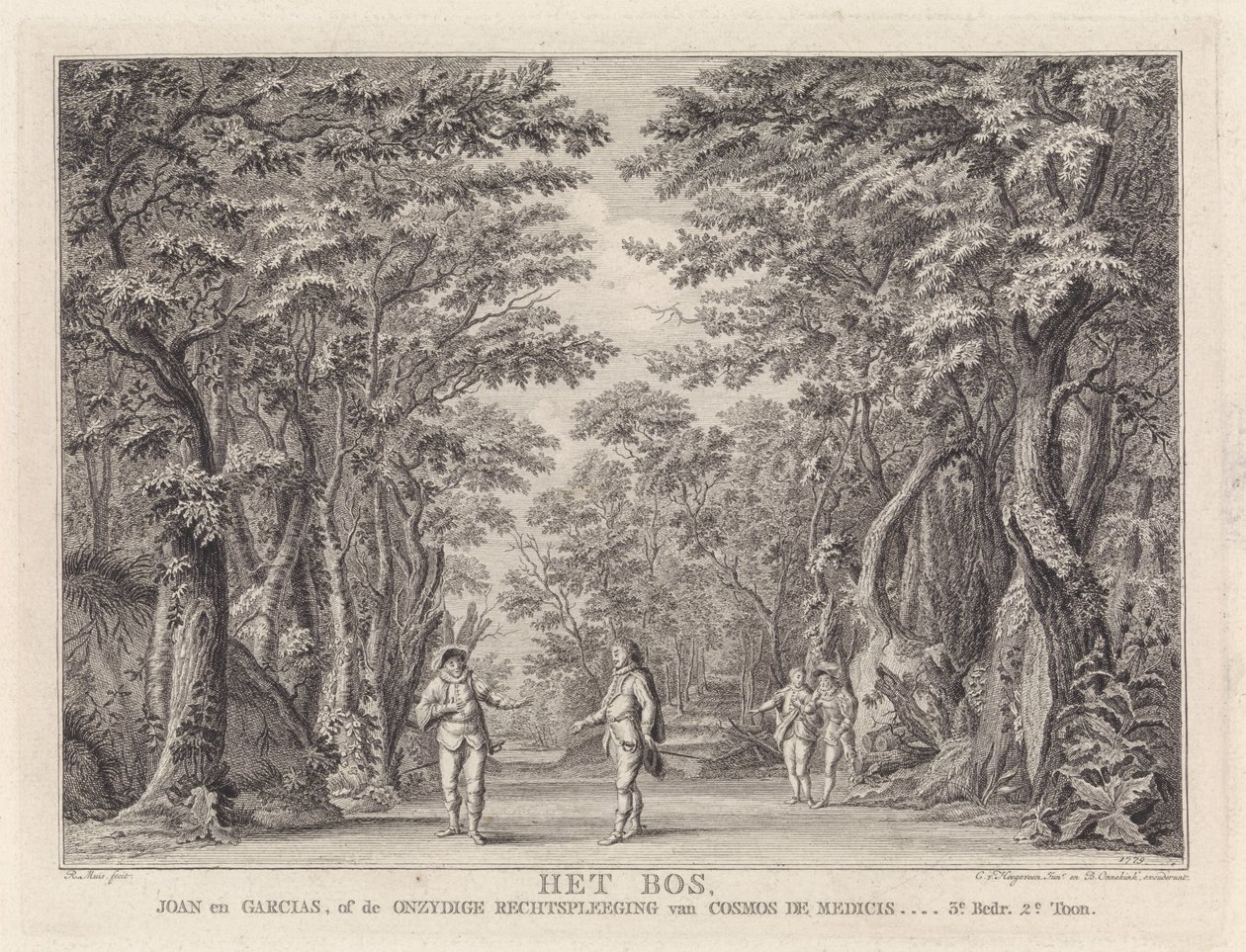 La mort de Johan et Garcias : Quatre hommes dans la forêt - Robbert Muys