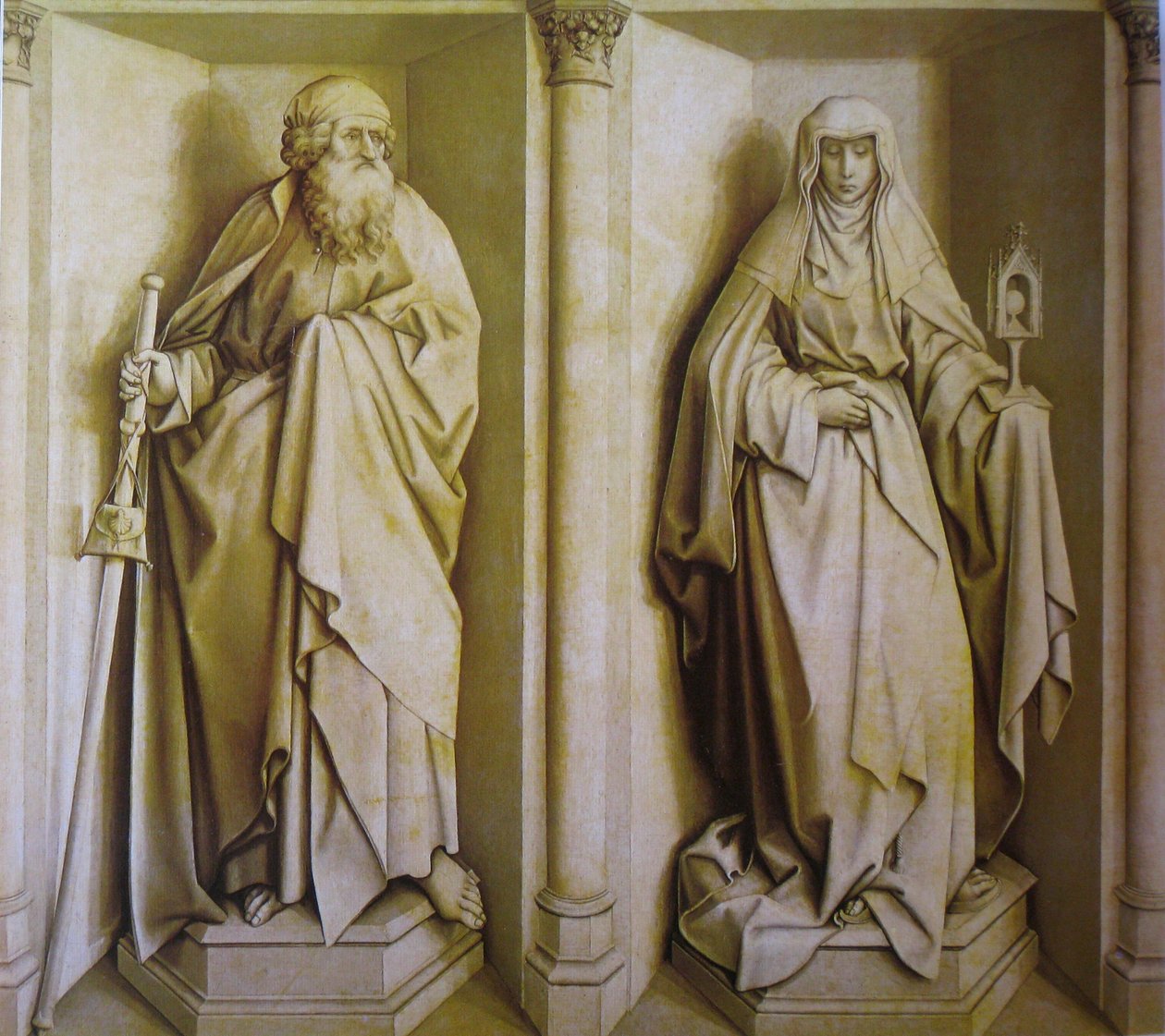 Saint Jacques et Sainte Claire - Robert Campin