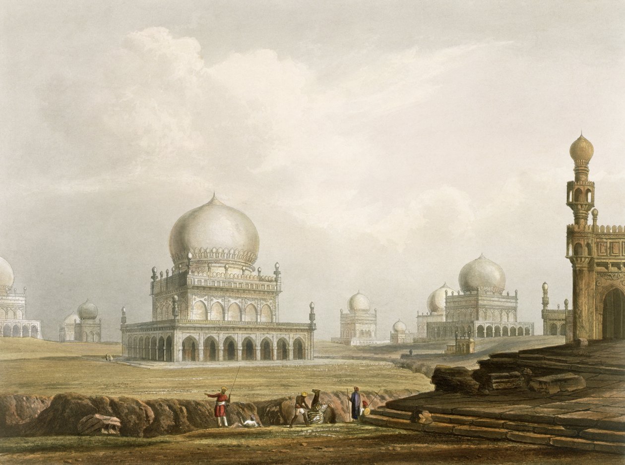 Tombes des rois de Golconde en 1813, du volume I de 