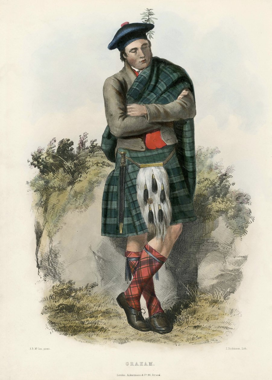 Graham, de The Clans of the Scottish Highlands, 1845 - Robert Ronald McIan