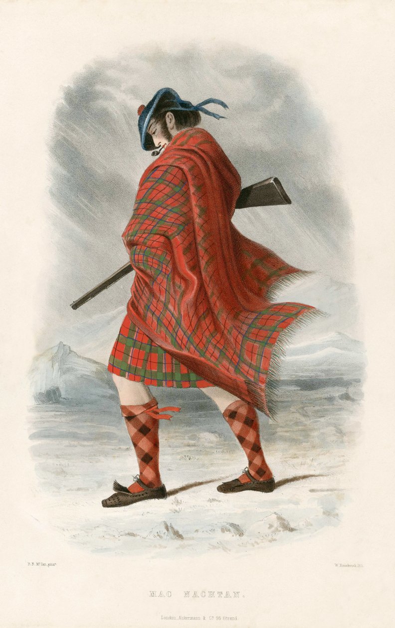 Mac Nachtan, de The Clans of the Scottish Highlands, 1845 - Robert Ronald McIan