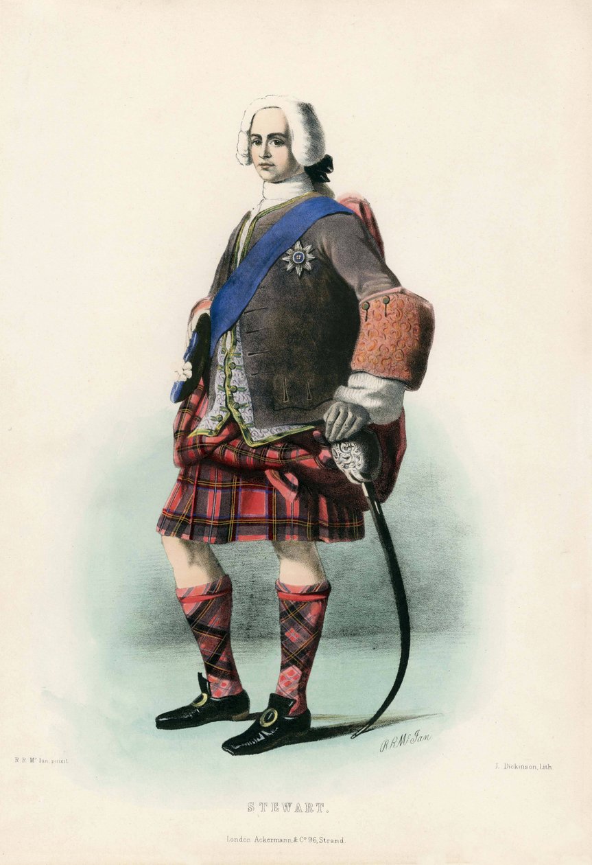 Stewart, de The Clans of the Scottish Highlands, 1845 - Robert Ronald McIan