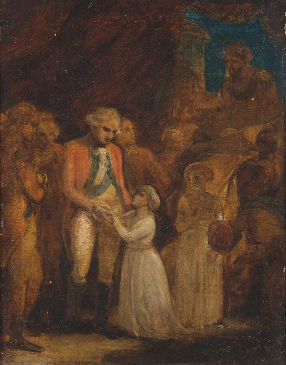 Les deux fils de Tipu Sahib, sultan de Mysore, remis en otages au général Cornwallis - Robert Smirke