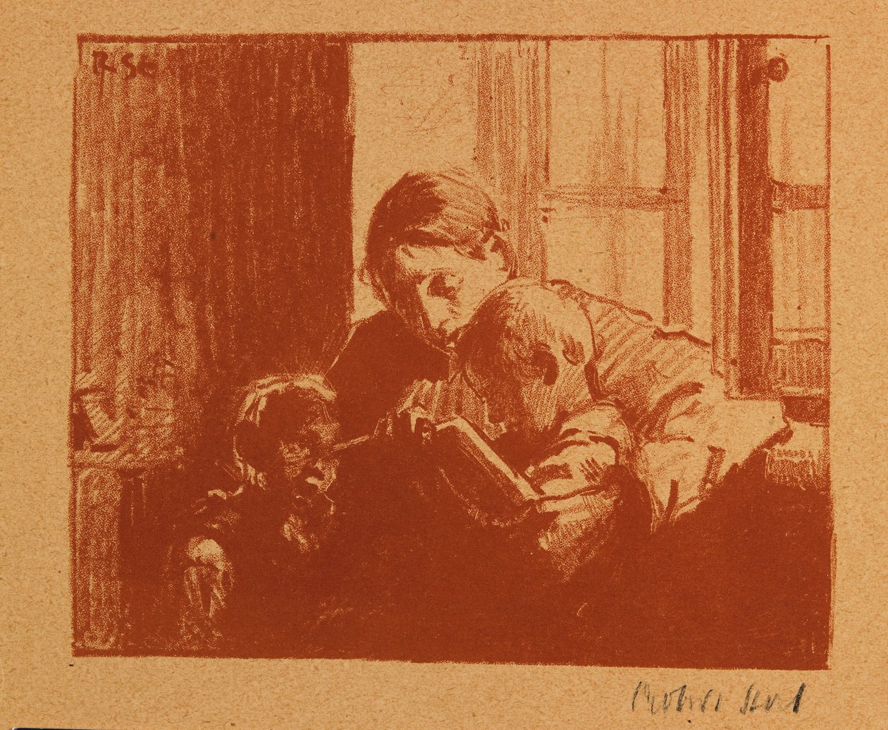 Mère et enfants - Robert Sterl