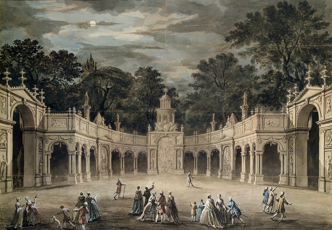 Les illuminations à Buckingham House pour l