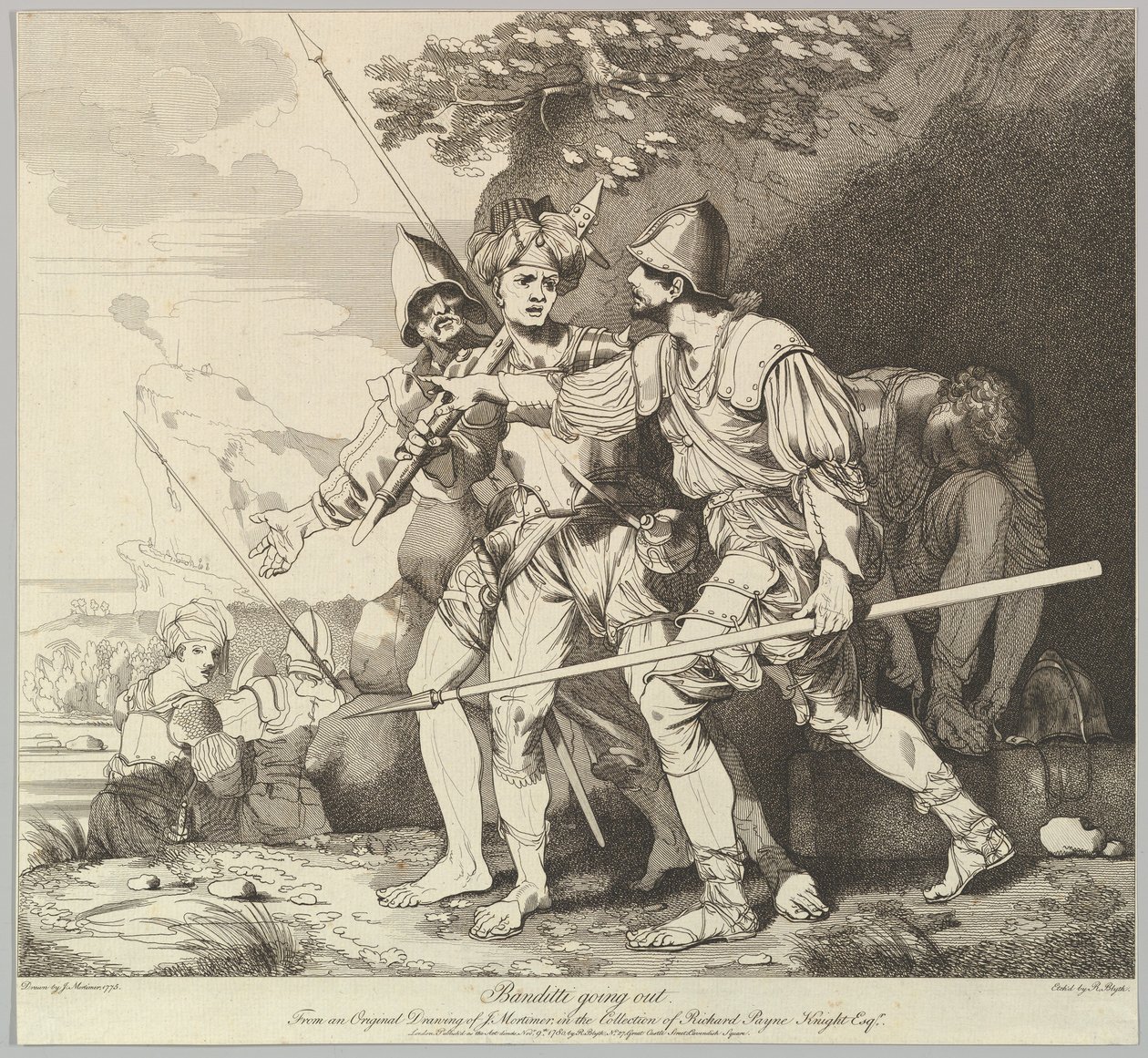 Bandits sortant, 9 novembre 1780 - Robert Blyth