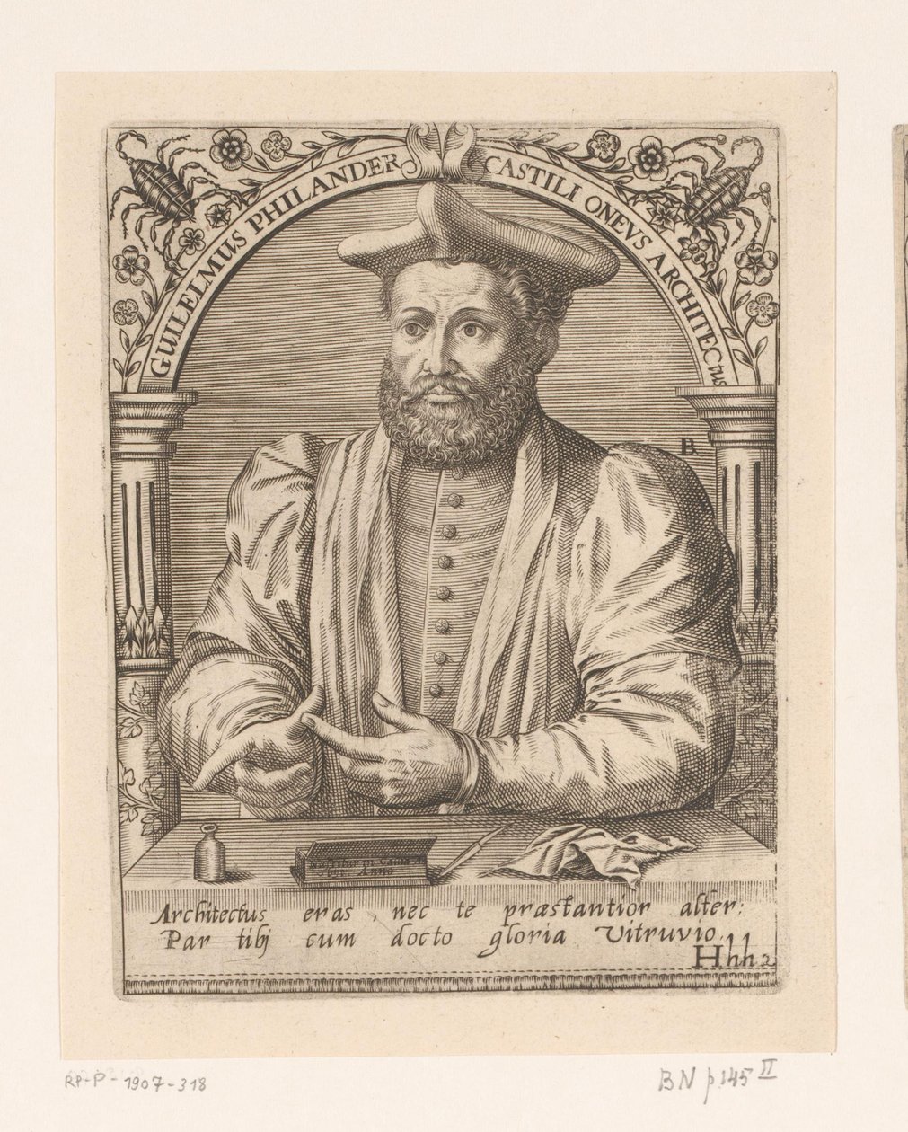 Portrait de Guillaume Philandrier - Robert Boissard