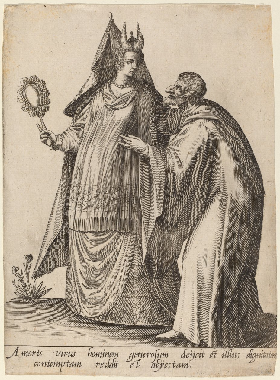 Amoris virus hominem... - Robert Boissard after Jean Jacques Boissard