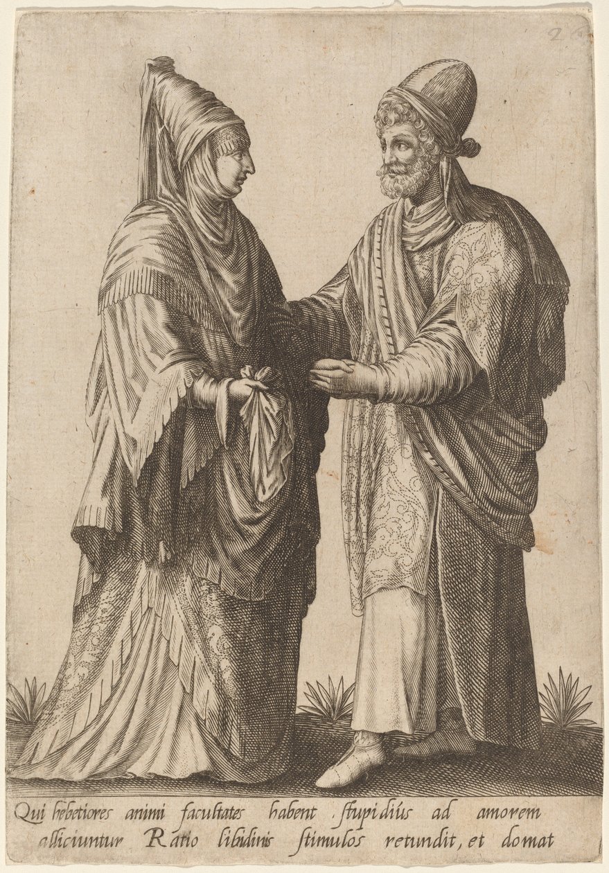 Qui hebetiores animi facultates... - Robert Boissard after Jean Jacques Boissard